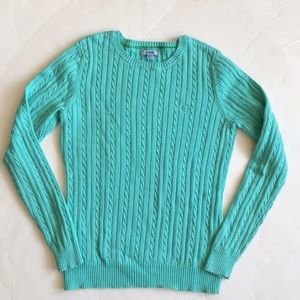 Izod Women Cable Sweater size M